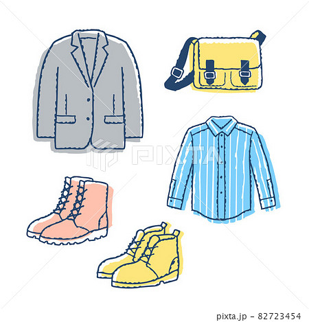 洋服と靴とバッグのイラスト素材 [82723454] - PIXTA