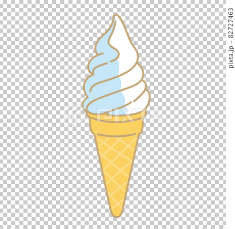 ソフトクリーム イラスト アイスクリーム スイーツ ソフトクリーム イラスト アイスクリーム スイーツ 82727463