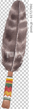 American Indian and decor watercolor 82727992