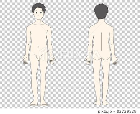 Standing pose character (diagonal) #01 | MediBang Paint - the free digital  painting and manga creation software