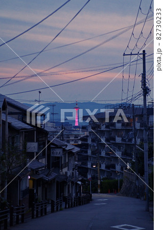 京都タワーの点灯 京都タワーの点灯 82730233