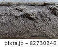カナダ　汚れた雪が積もった道端 82730246