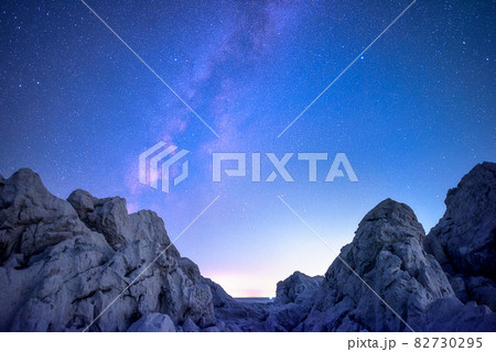 白崎海岸の天の川 白崎海岸の天の川 82730295