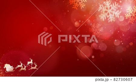 赤いクリスマスの背景 82730607