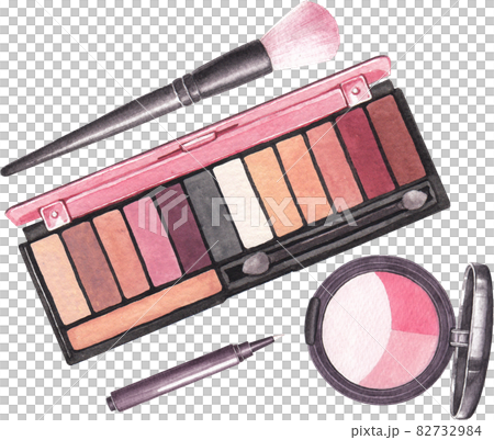 Make up watercolor 82732984