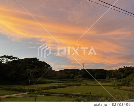 夕焼け 夕焼け 82733406
