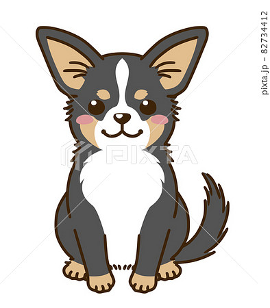 Chihuahua Tri Color Stock Illustration