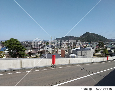 福島市 信夫山 立体駐車場からの眺め 福島市 信夫山 立体駐車場からの眺め 82734440