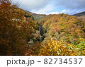 紅葉の日光二荒山神社方等滝 82734537