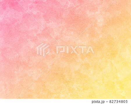 背景 背景素材 テクスチャ 水彩 グランジ 壁紙 グラデーション 質感 素材 ピンク 黄色 オレンジのイラスト素材