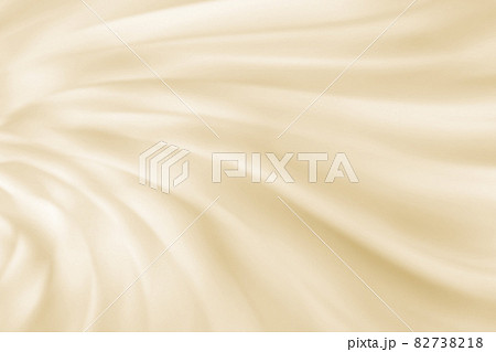 ベージュ　アースカラーのグラデーション　サテン生地ドレープ背景 82738218