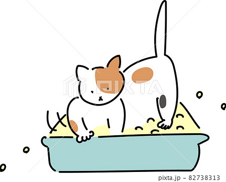 ねこのトイレ　猫のといれ 82738313