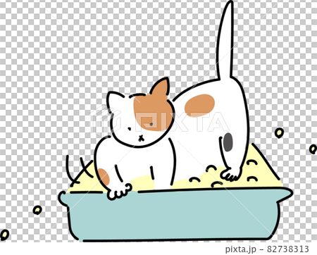 ねこのトイレ　猫のといれ 82738313