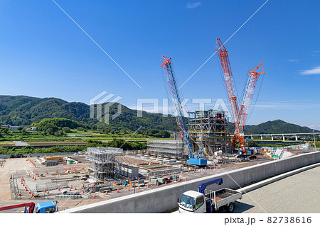 工事現場 建設現場 コンストラクションイメージ 工事現場 建設現場 コンストラクションイメージ 82738616