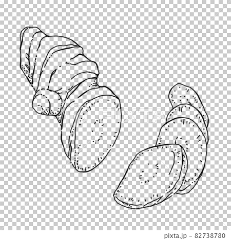 薑片鋼筆劃剪圖 82738780
