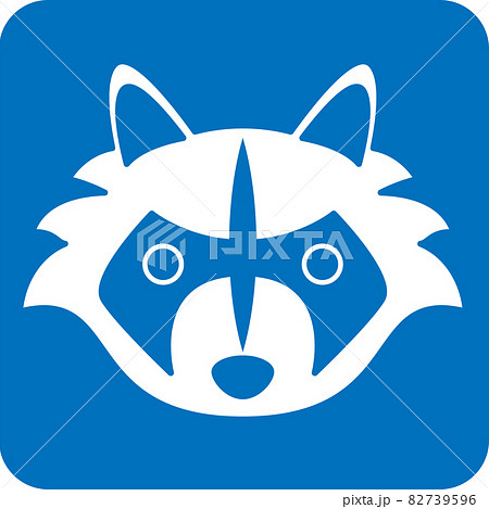 アライグマのピクトグラム アライグマのピクトグラム 82739596
