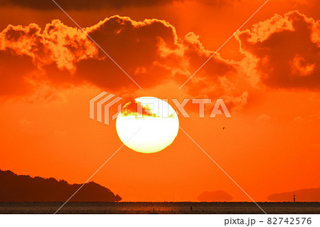 九十九島の夕景 82742576