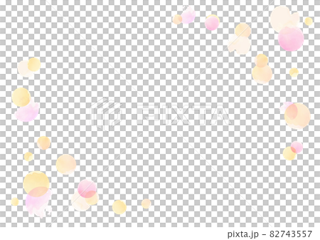 Cute watercolor frame material 82743557