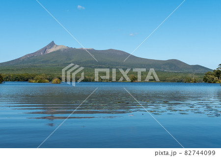 大沼国定公園＿駒ヶ岳＿活火山 82744099