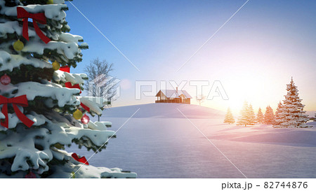 computer generated background image with christmas theme 82744876