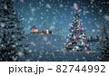 computer generated background image with christmas theme 82744992