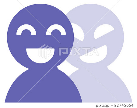 笑顔をしている二重人格の人 笑顔をしている二重人格の人 82745054