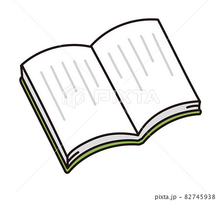 縦書きの開いた本 82745938