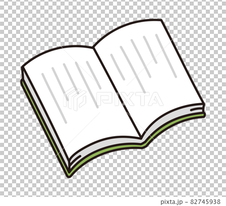 縦書きの開いた本 82745938