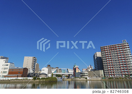 道頓堀川水門　晴れ　（2021年10月上旬） 82746308