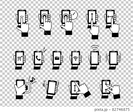 スマートフォンアイコン 82746875