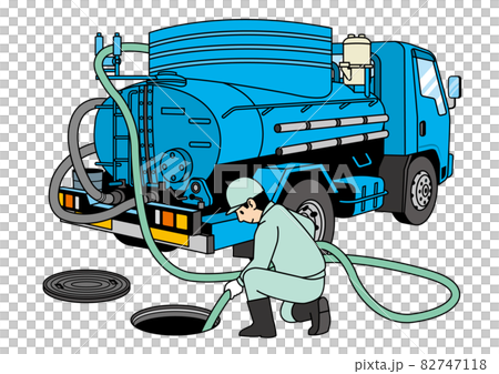 Pumping work with a vacuum car 82747118