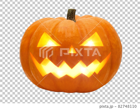 Pumpkin Halloween Jack O Lantern Illustration Real Single 82748110