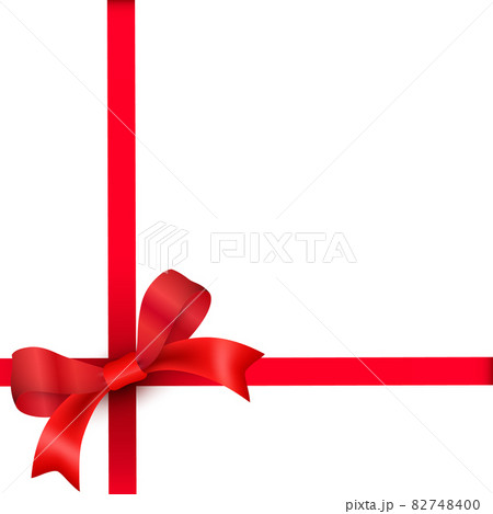 Red Bow Isolated on white Background. Vector Red Bow Isolated on white Background. Vector 82748400