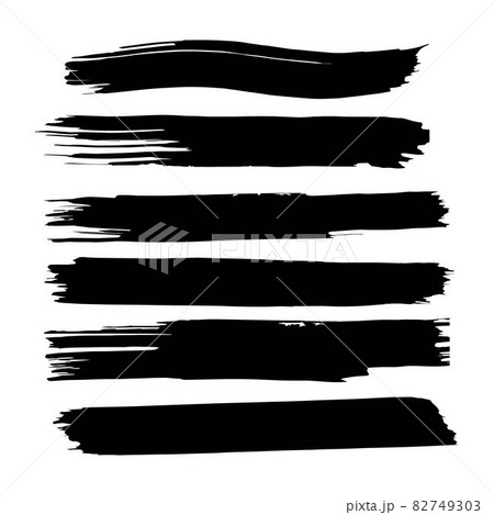Brush strokes. Vector paintbrush set. Grunge design elements. Rectangle text boxes. Thin dirty distress texture banners. Ink splatters. Grungy painted banners isolated on white background. Brush strokes. Vector paintbrush set. Grunge design elements. Rectangle text boxes. Thin dirty distress texture banners. Ink splatters. Grungy painted banners isolated on white background. 82749303