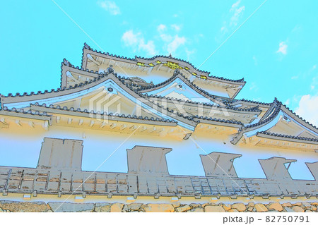 彦根城　国宝天守閣　桜 82750791