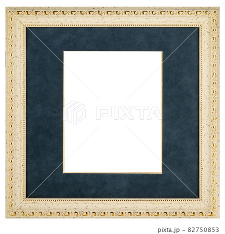 Golden Blue mockup canvas frame isolated on white background Golden Blue mockup canvas frame isolated on white background 82750853
