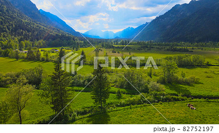 Amazing nature of Bavaria in the Allgau district of the German Alps 82752197