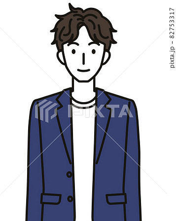 オフィスカジュアルコーデの20代・30代男性 82753317
