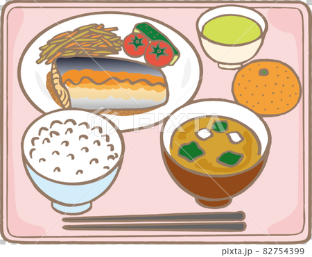 學校食堂/公司餐_鯖魚味噌橘子套餐 82754399