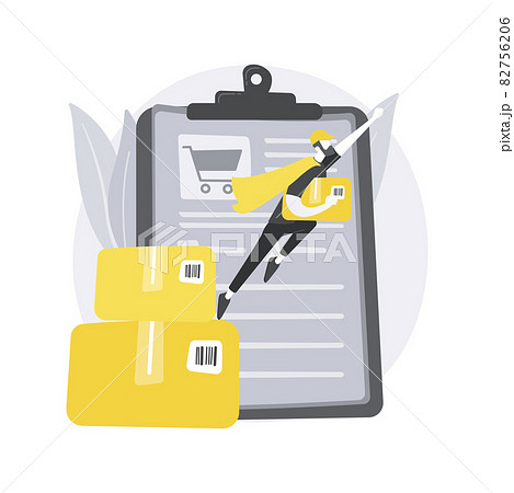 Order processed abstract concept vector illustration. Order processed abstract concept vector illustration. 82756206