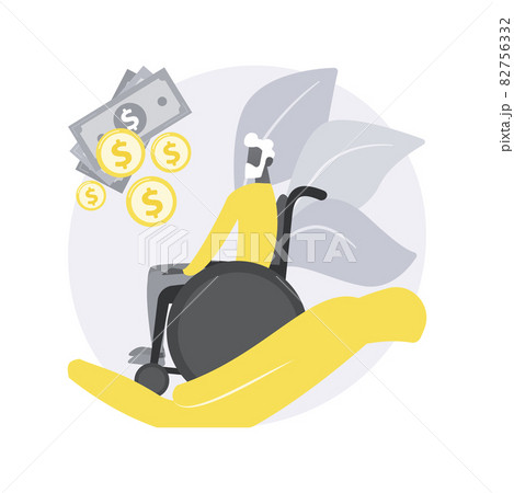 Care allowance abstract concept vector illustration. Care allowance abstract concept vector illustration. 82756332
