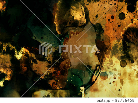 幻想的な茶色と黄色のキラキラテクスチャ背景 幻想的な茶色と黄色のキラキラテクスチャ背景 82756459