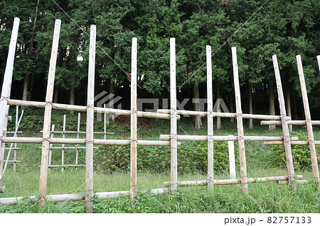 設楽原の戦い(長篠の戦い)決戦地にある馬防柵(愛知県新城市) 設楽原の戦い(長篠の戦い)決戦地にある馬防柵(愛知県新城市) 82757133