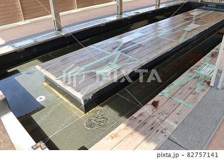 道の駅 もっくる新城にある足湯 道の駅 もっくる新城にある足湯 82757141