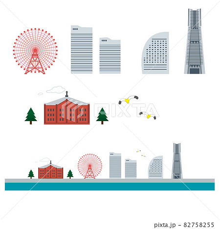 横浜の街並み 82758255