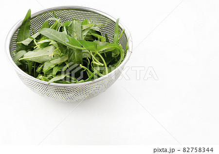 空心菜の葉 下ごしらえ 空心菜の葉 下ごしらえ 82758344