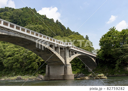 那珂川に架かる境橋 那珂川に架かる境橋 82759282