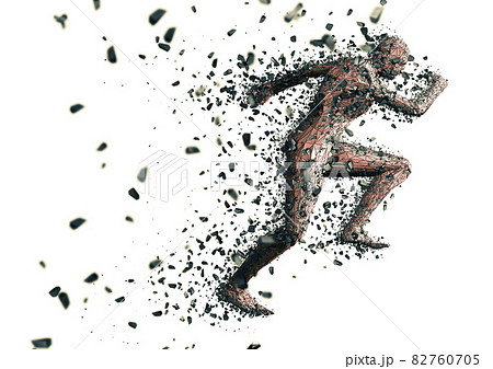 走る人のイラスト 走る人のイラスト 82760705