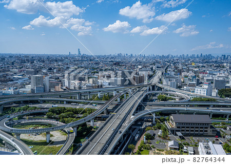 東大阪JCTの風景　　【大阪風景】 82764344