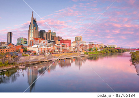 Nashville, Tennessee downtown skyline 82765134